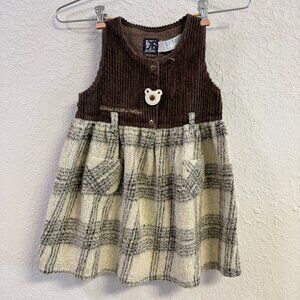 Jean Bourget Girls Toddler Warm French Dress 3A/94